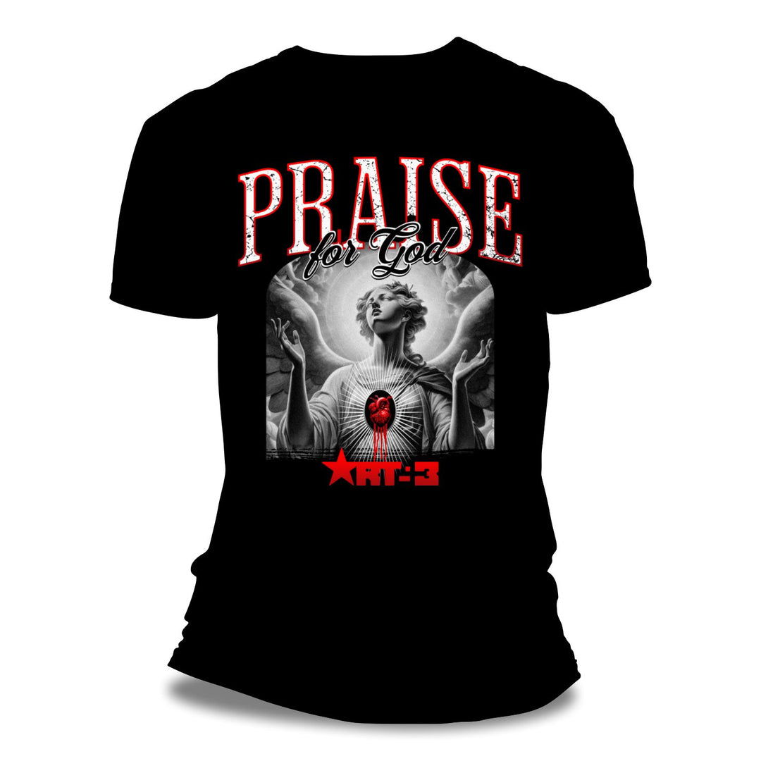 Risq Takers Praise For God Tee Blk
