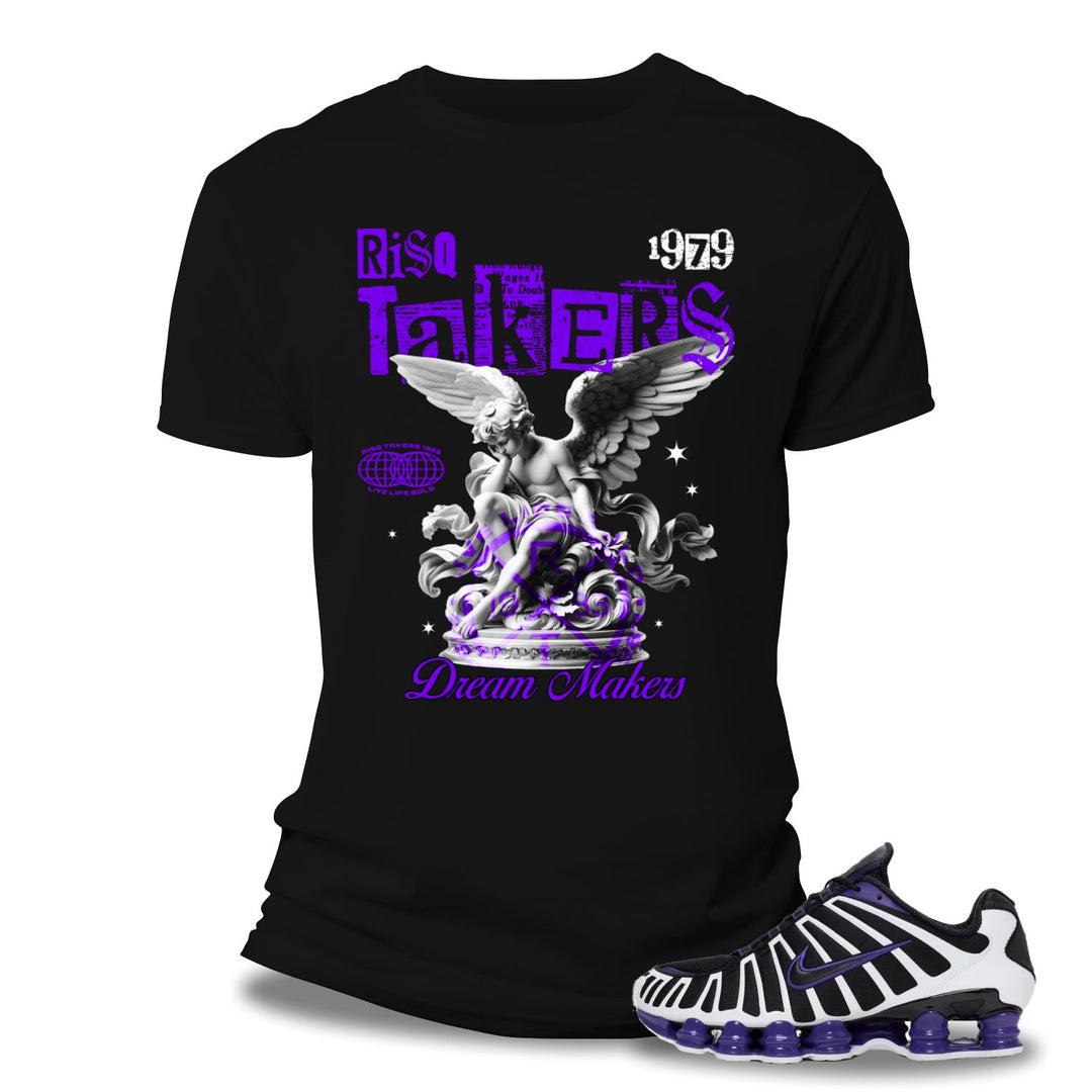 Risq Takers Dream Makers Tee Blk/Purp