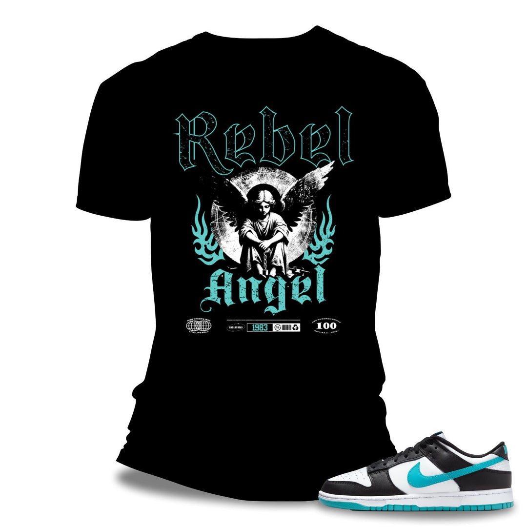 Risq Takers Rebel Angel Tee Black / Teal