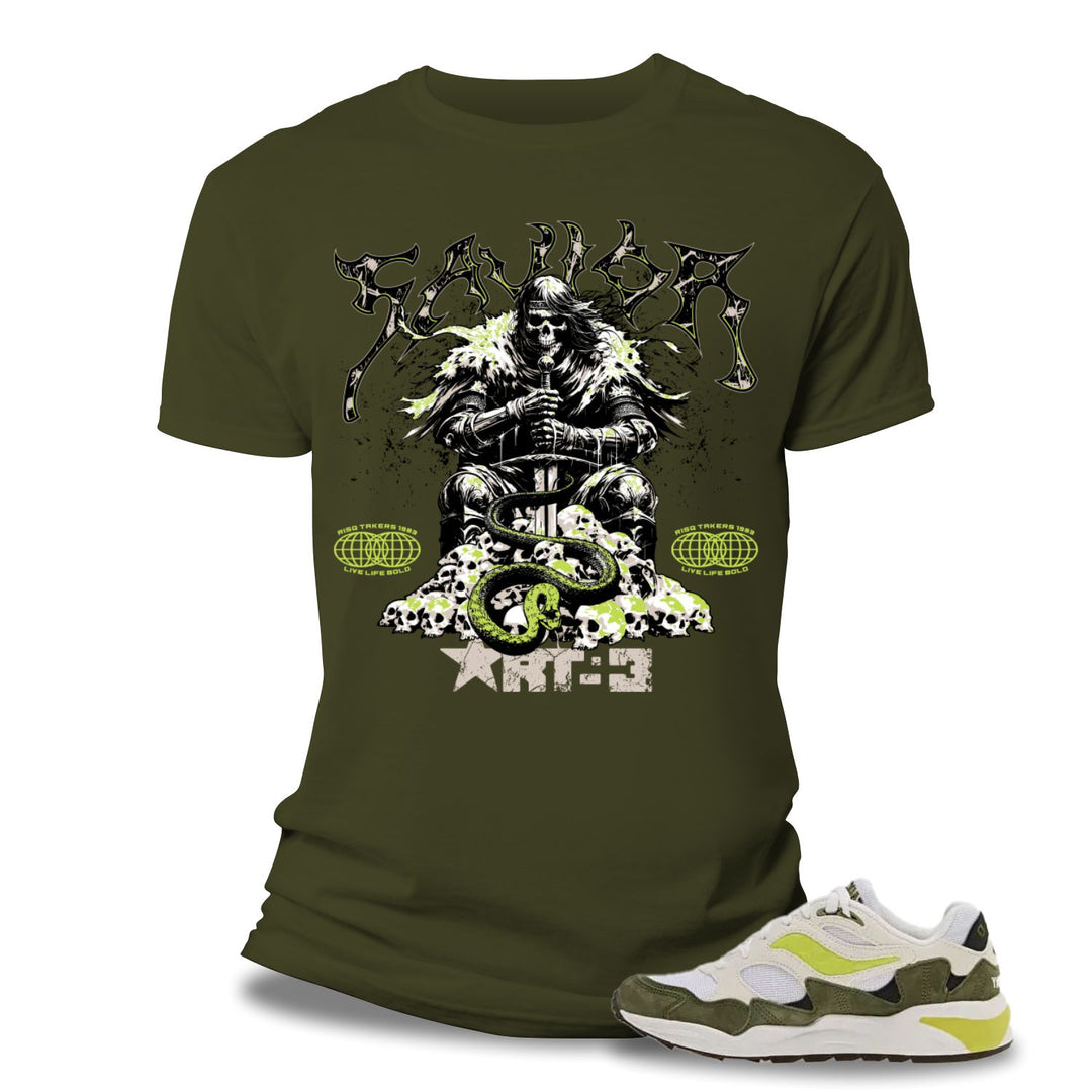 Risq Takers Savior Tee Olive