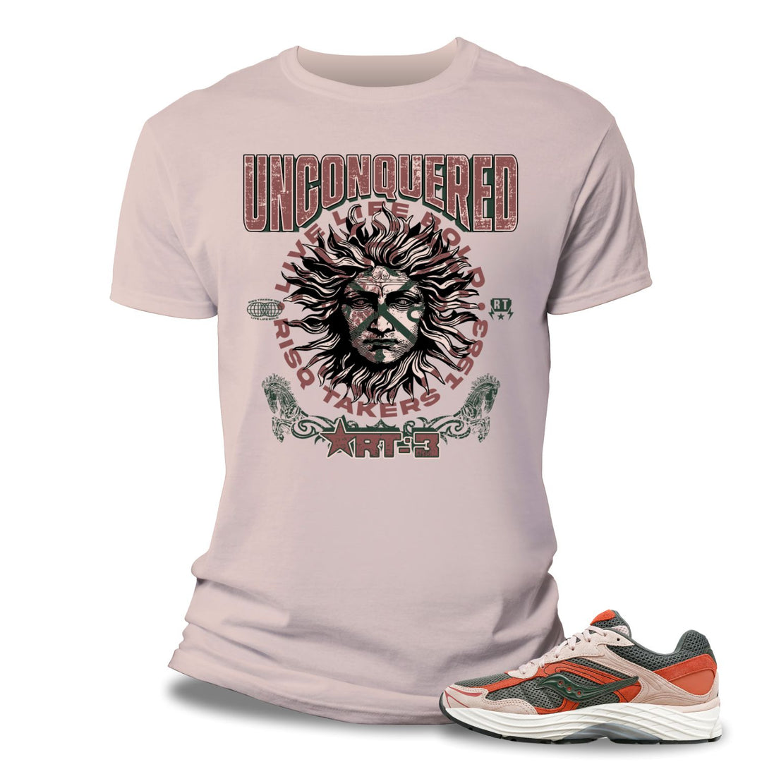 Risq Takers Unconquered Tee Pink/Olive