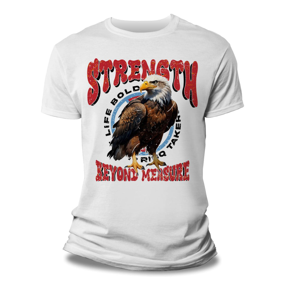 Risq Takers Strength Beyond Measure Tee White / Red