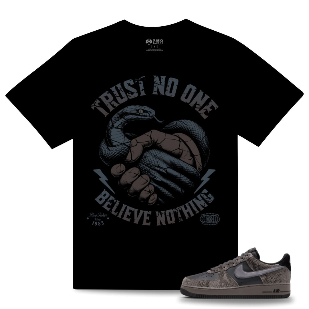 Risq Takers Trust No One Tee Blk/ Prpl