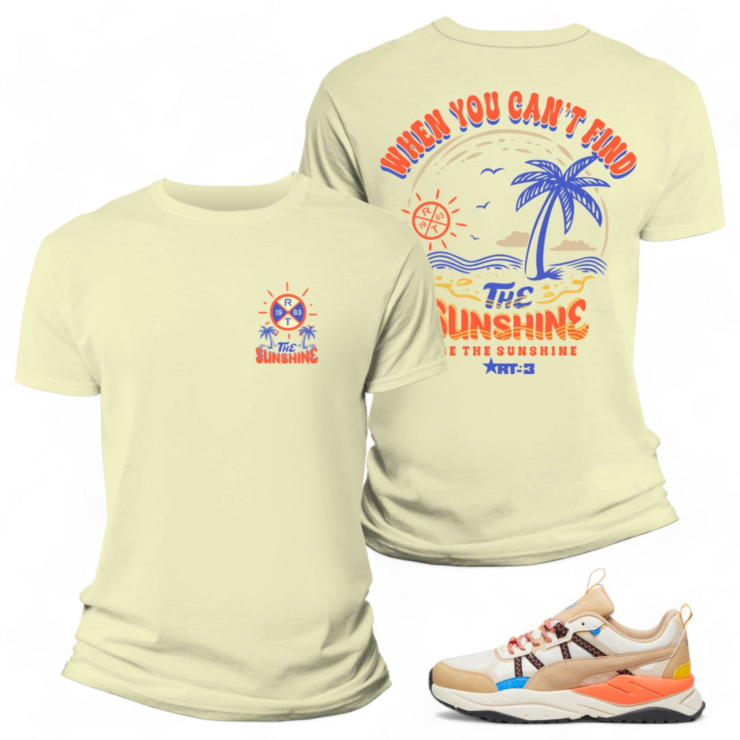Risq Takers Sunshine Tee Nat/Org/Blue