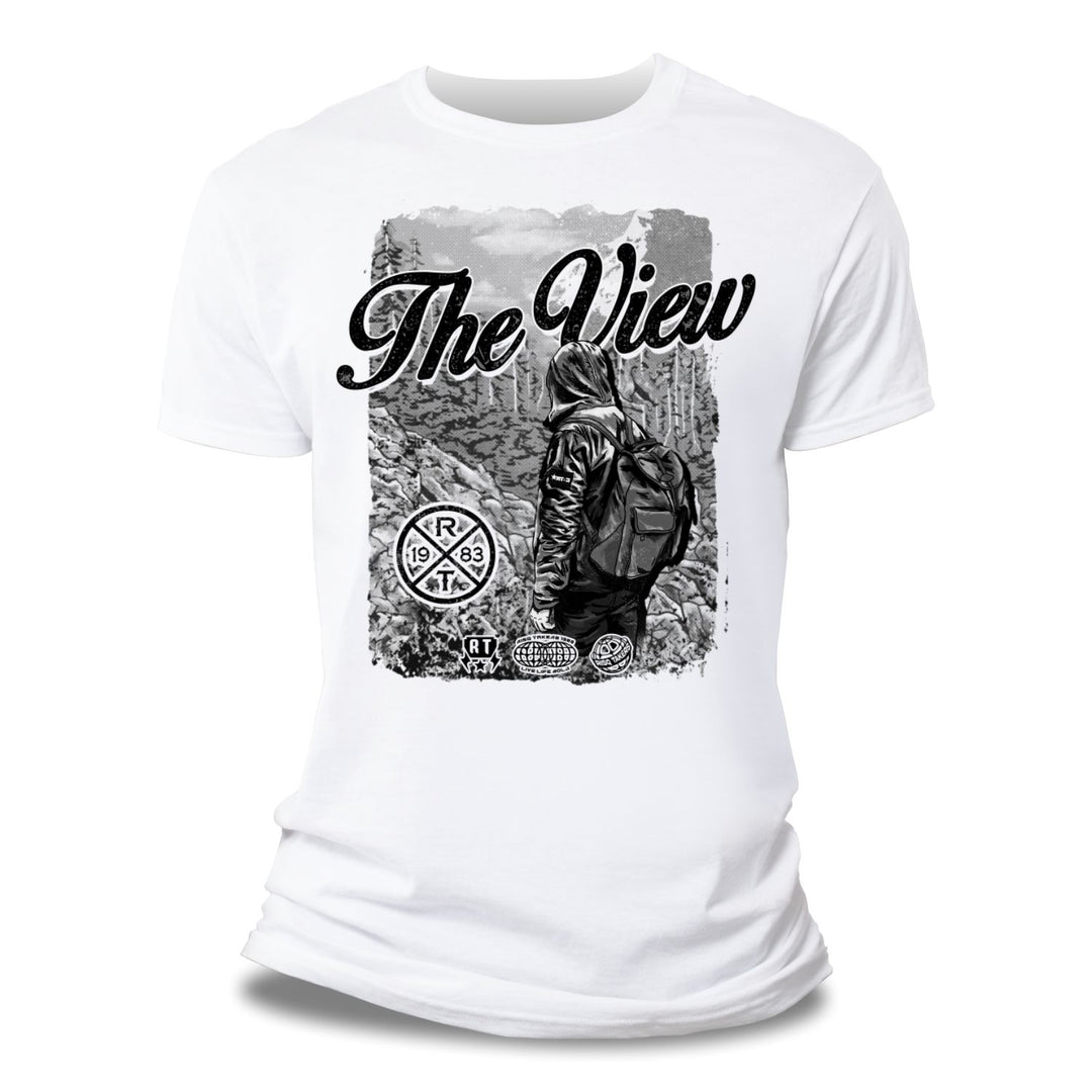 Risq Takers The View Tee WHT/BLK