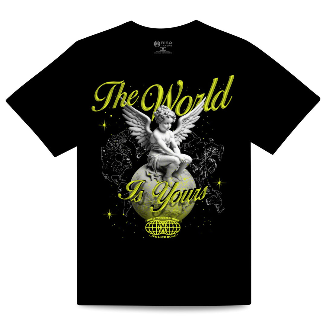 Risq Takers The World Is Your Tee blk/grn