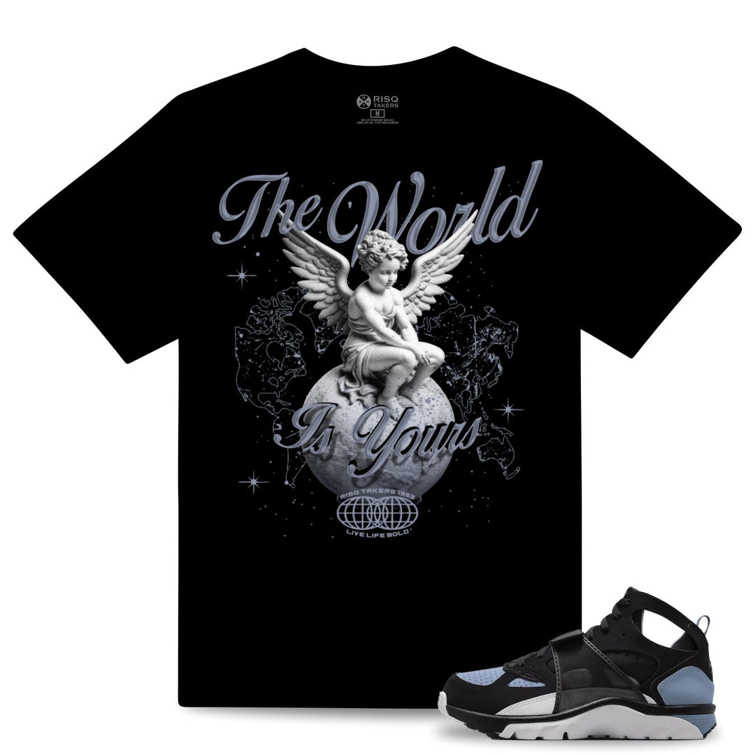 Risq Takers The World is Yours Tee LT.BLUE/BLK