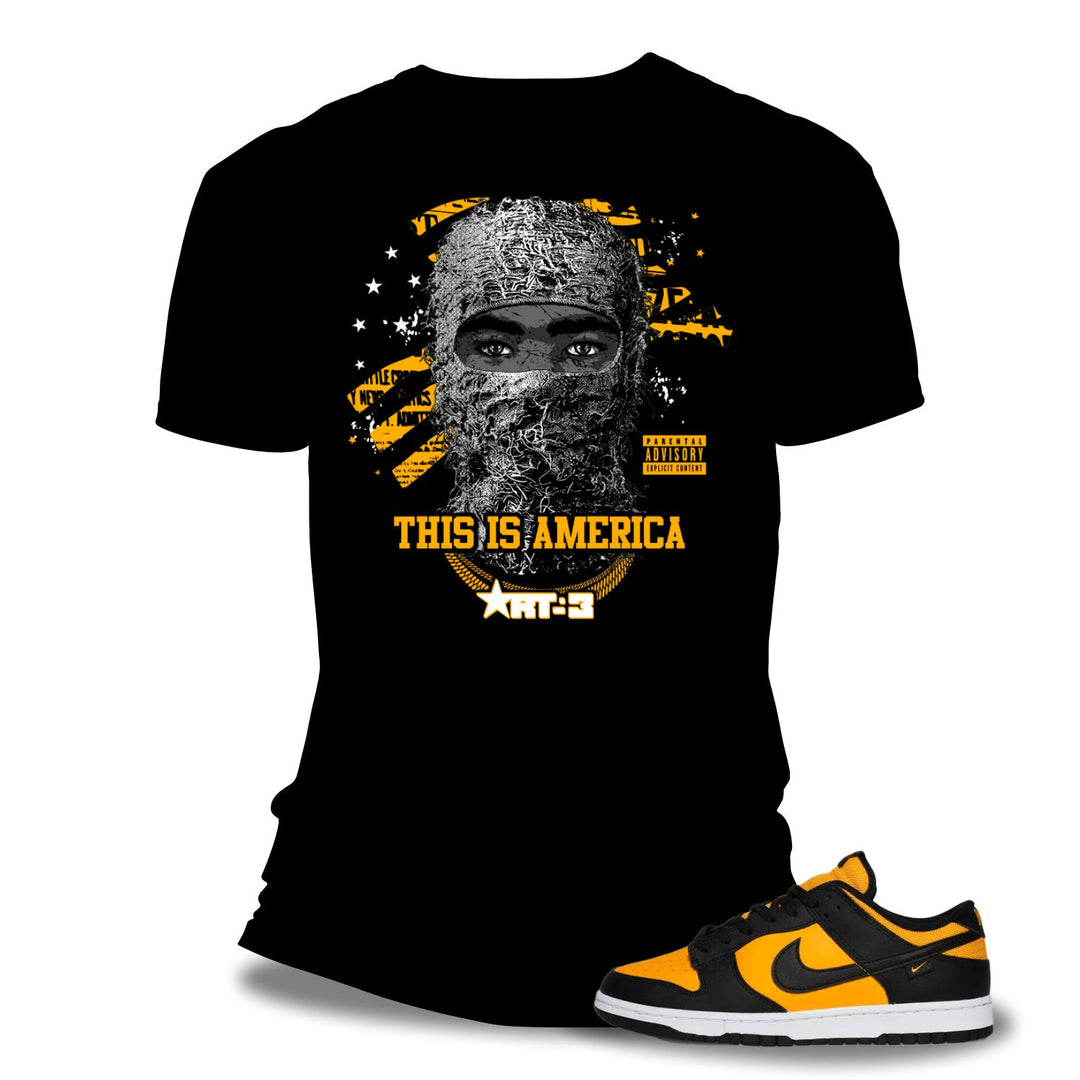 Risq Takers This America Tee Black / Yellow