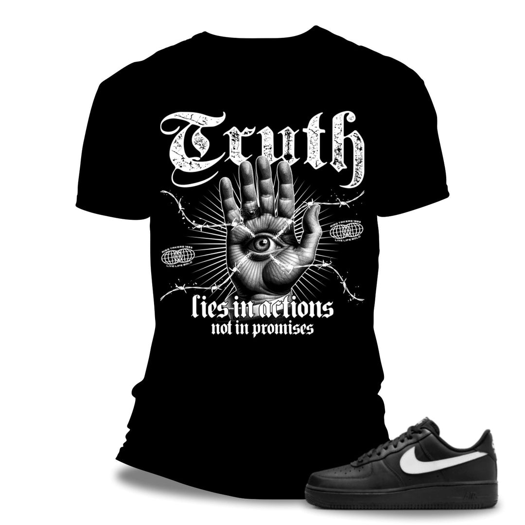 Risq Takers Truth Tee Lies Blk/Wht