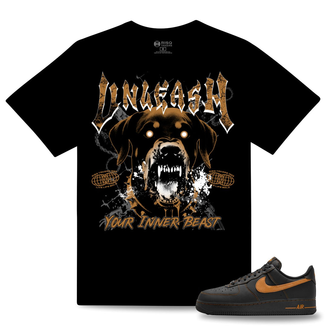 Risq Takers Unleash Your Inner Beast Tee blk/brn
