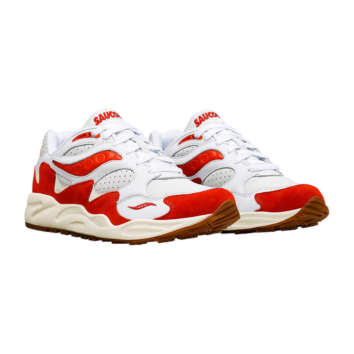Saucony Grid Shadow 2 White/ Red