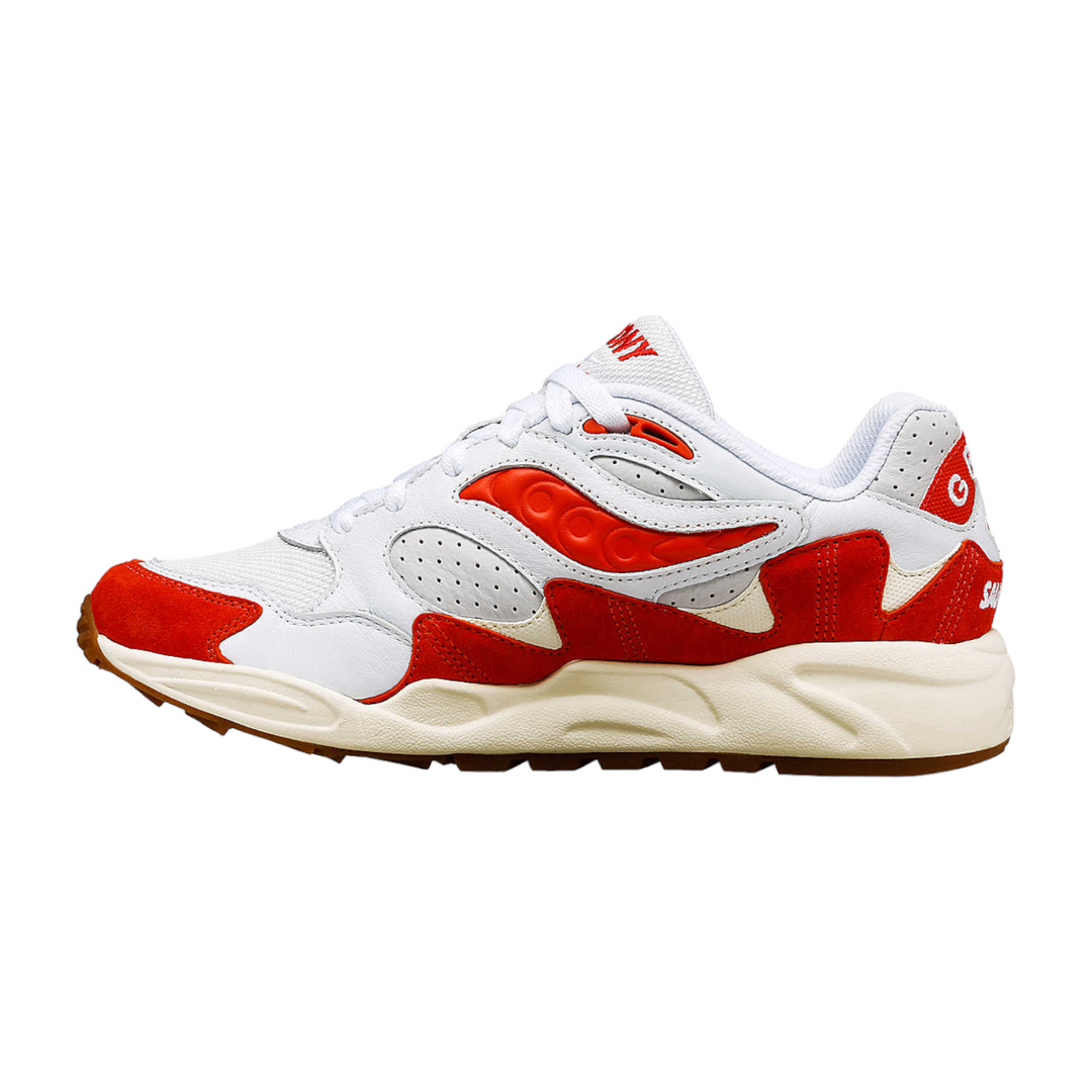Saucony Grid Shadow 2 White/ Red