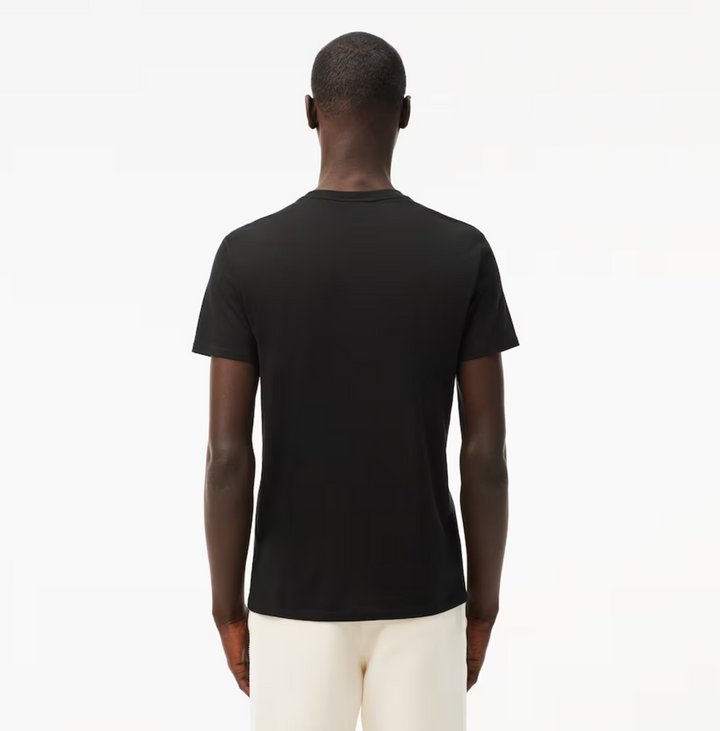 Lacoste Crew Neck Pima Cotton Jersey T-shirt Black