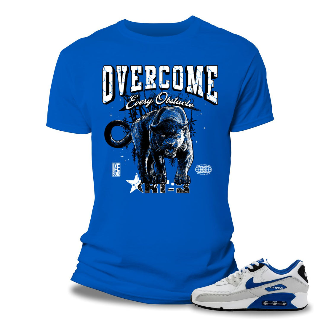 Risq Takers Overcome Tee Blue