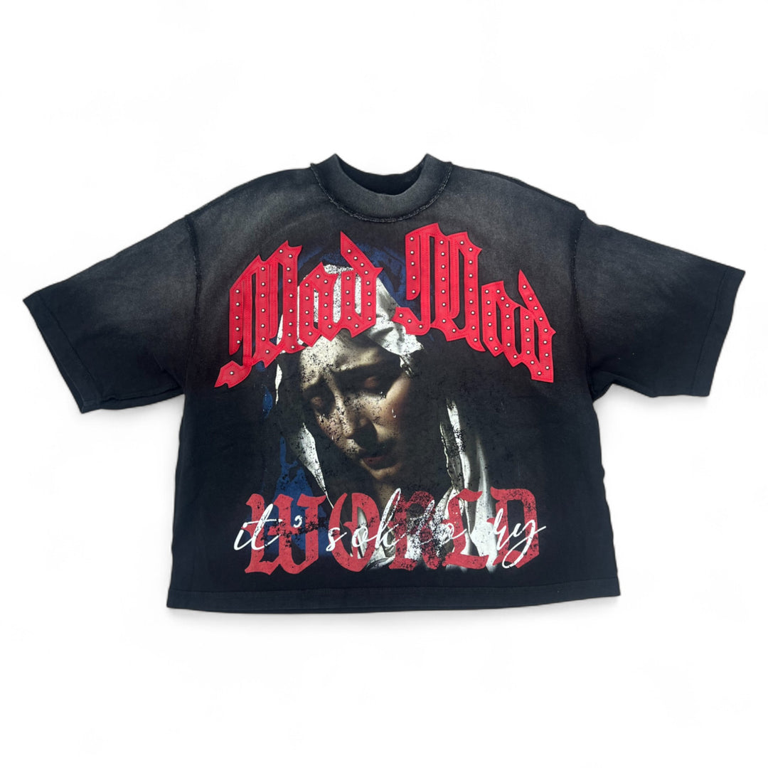 Rare Peace Metal Studs Tee Black RT5006