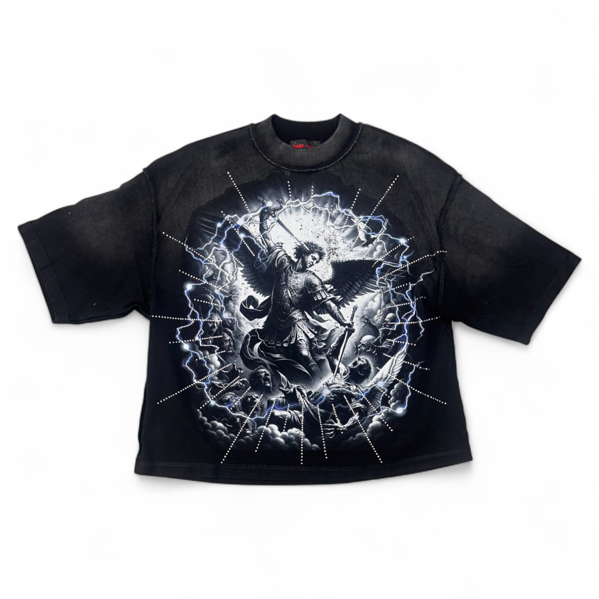 トップス noremid RHINESTONE TEE BLACK S noremid RHINESTONE TEE BLACK S