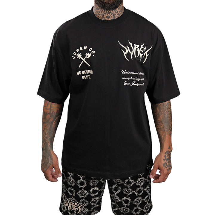 Juren Design Dept. Tee Black