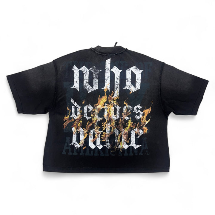 Rare Peace Metal Studs Tee Black RT5013