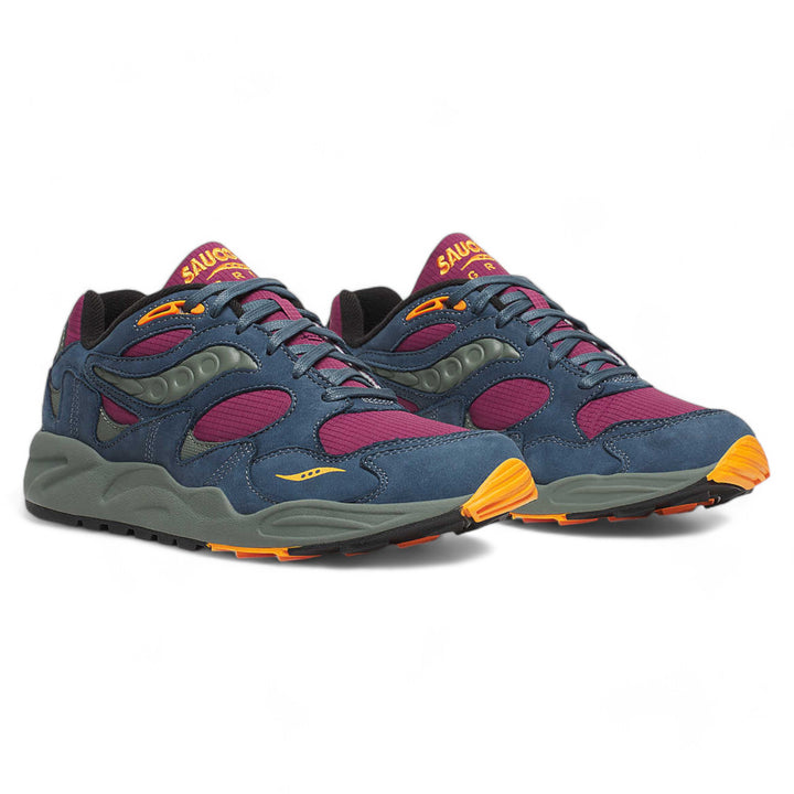 Saucony Grid Shadow 2 Premium Purple Blue