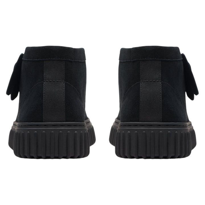 Clarks Torhill Hi Black Suede