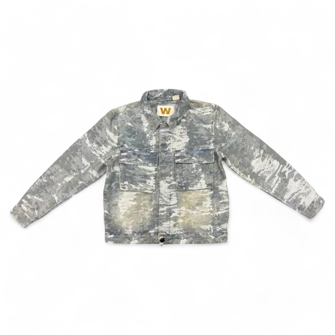 W Denim Set Style Jacket Vintage Wash
