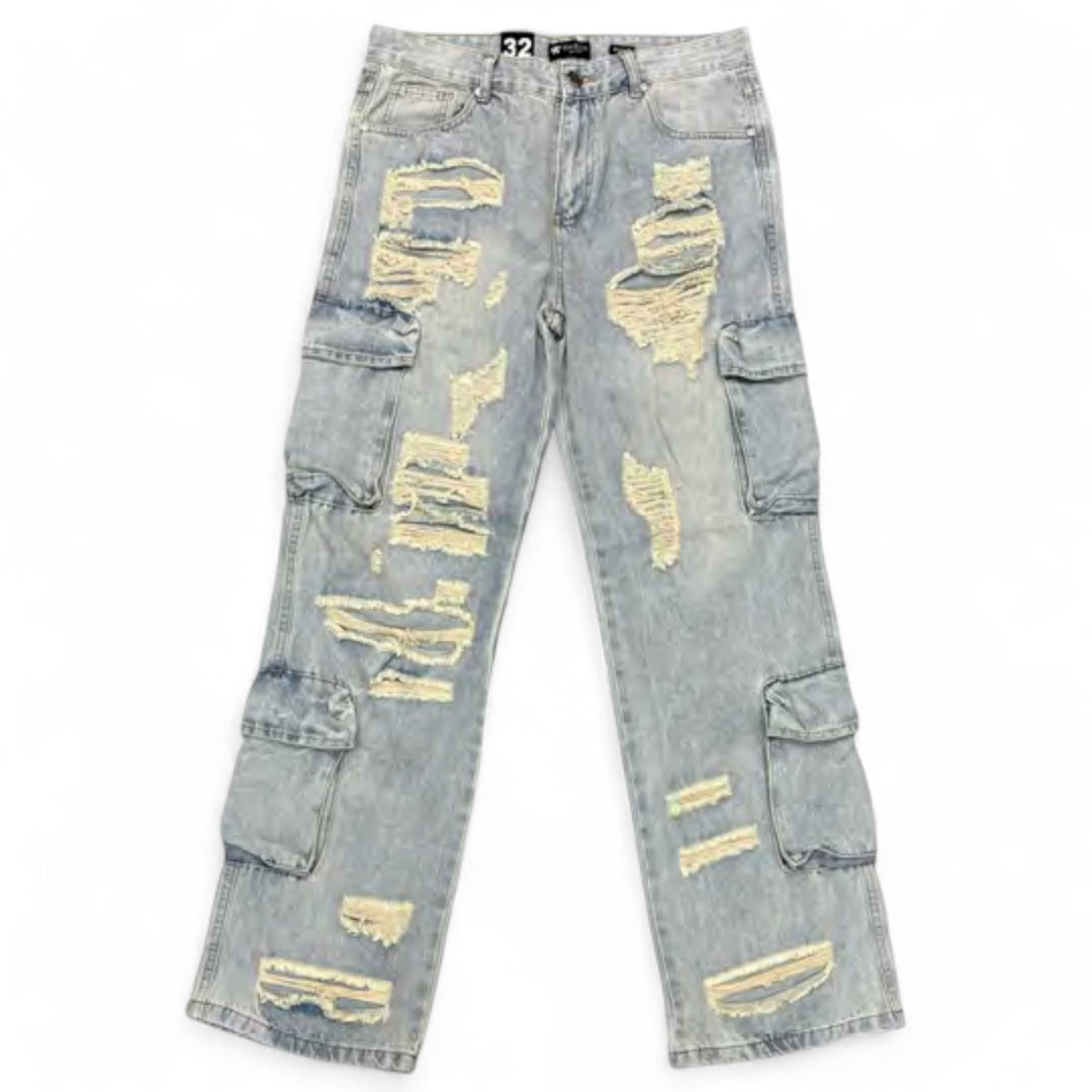 Waimea Baggy Fit Jean Blue Stone Wash