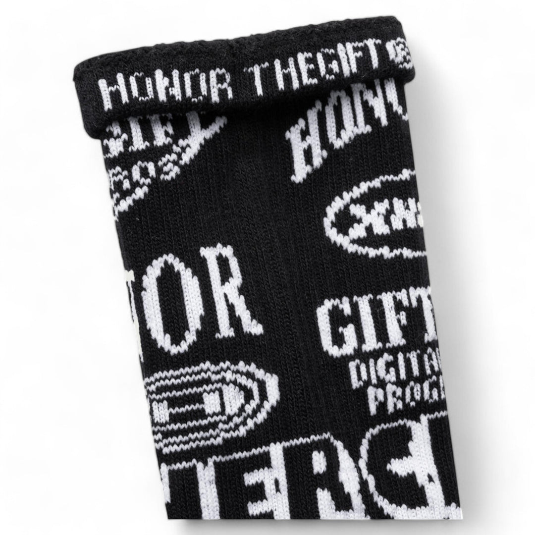 HTG Mixed Graphic Ribbed Sock