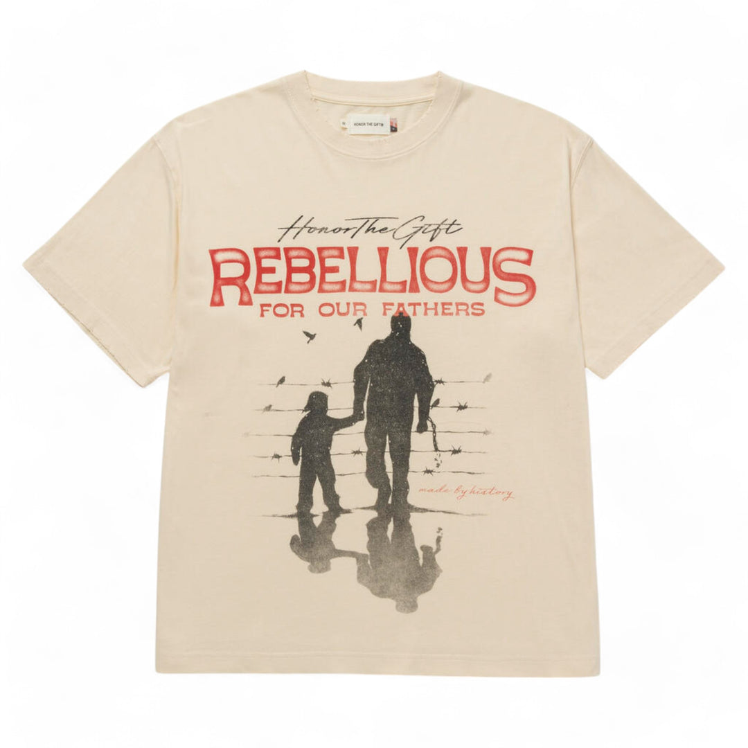 HTG Rebellious For Our Fathers Tee Bone