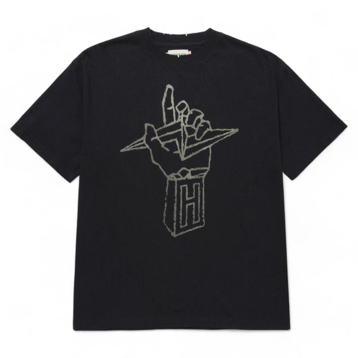 HTG Lightning Hand Tee Black
