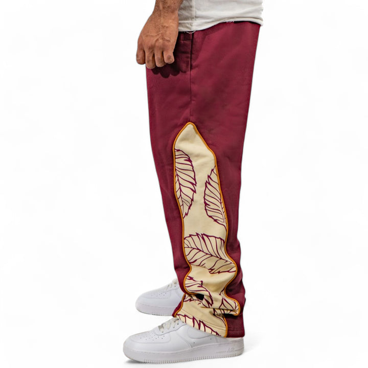 Blac Leaf P.O.T Flair Fleece Jogger Burgundy Big & Tall
