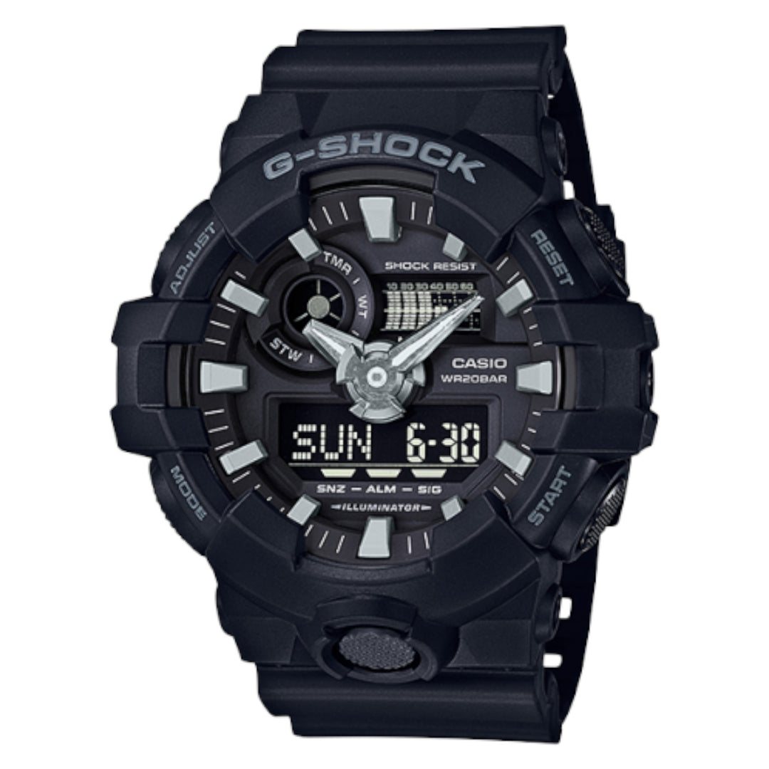 Casio G-Shock Men's Classic Multifunction Black Watch GA700-1B