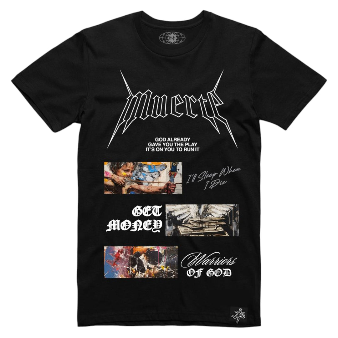 Hasta Muerte Mosaic Tee Black