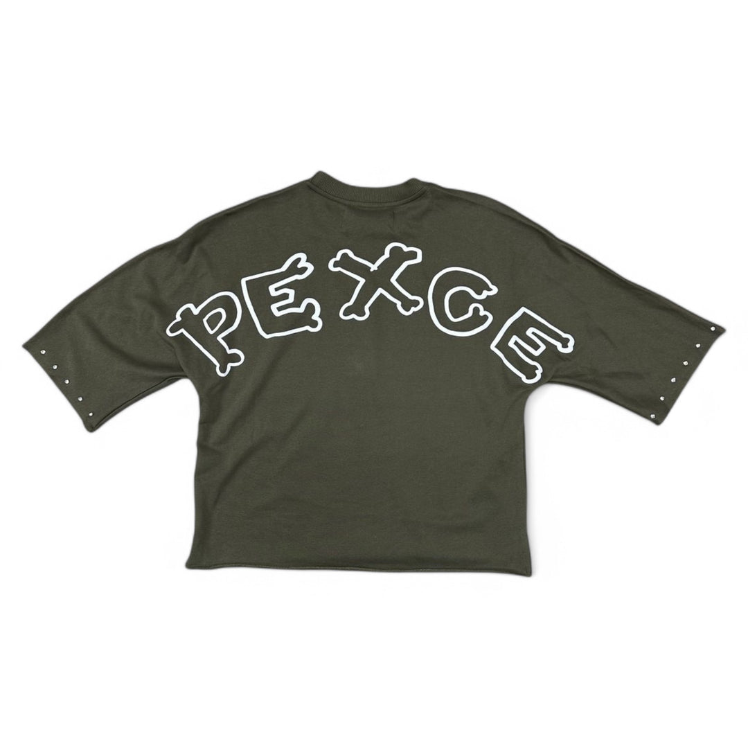 BKYS Pexce Cropped Tee Olive