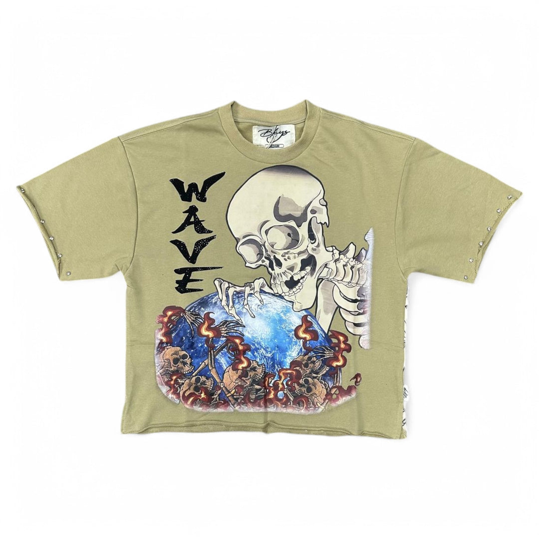 BKYS Wave Cropped Tee