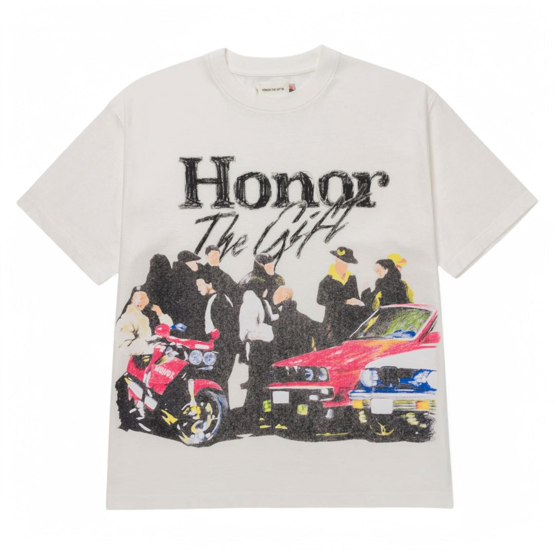 Honor The Gift Shift SS Tee White