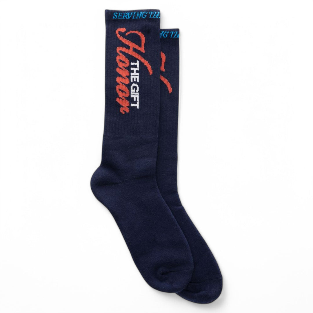 Honor The Gift 1988 Ribbed Sock Navy