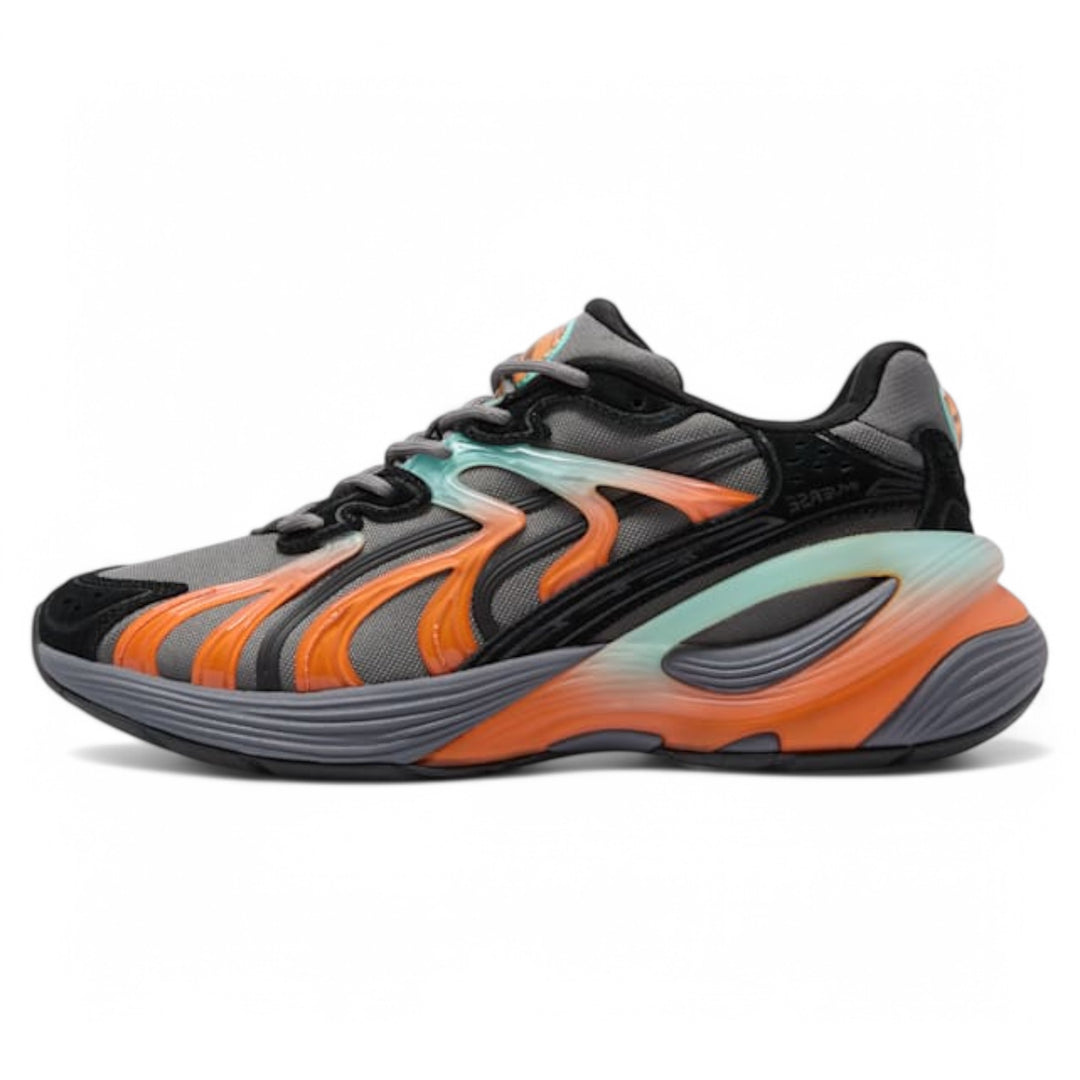 Puma Inverse Fission Black With Teal And Orange