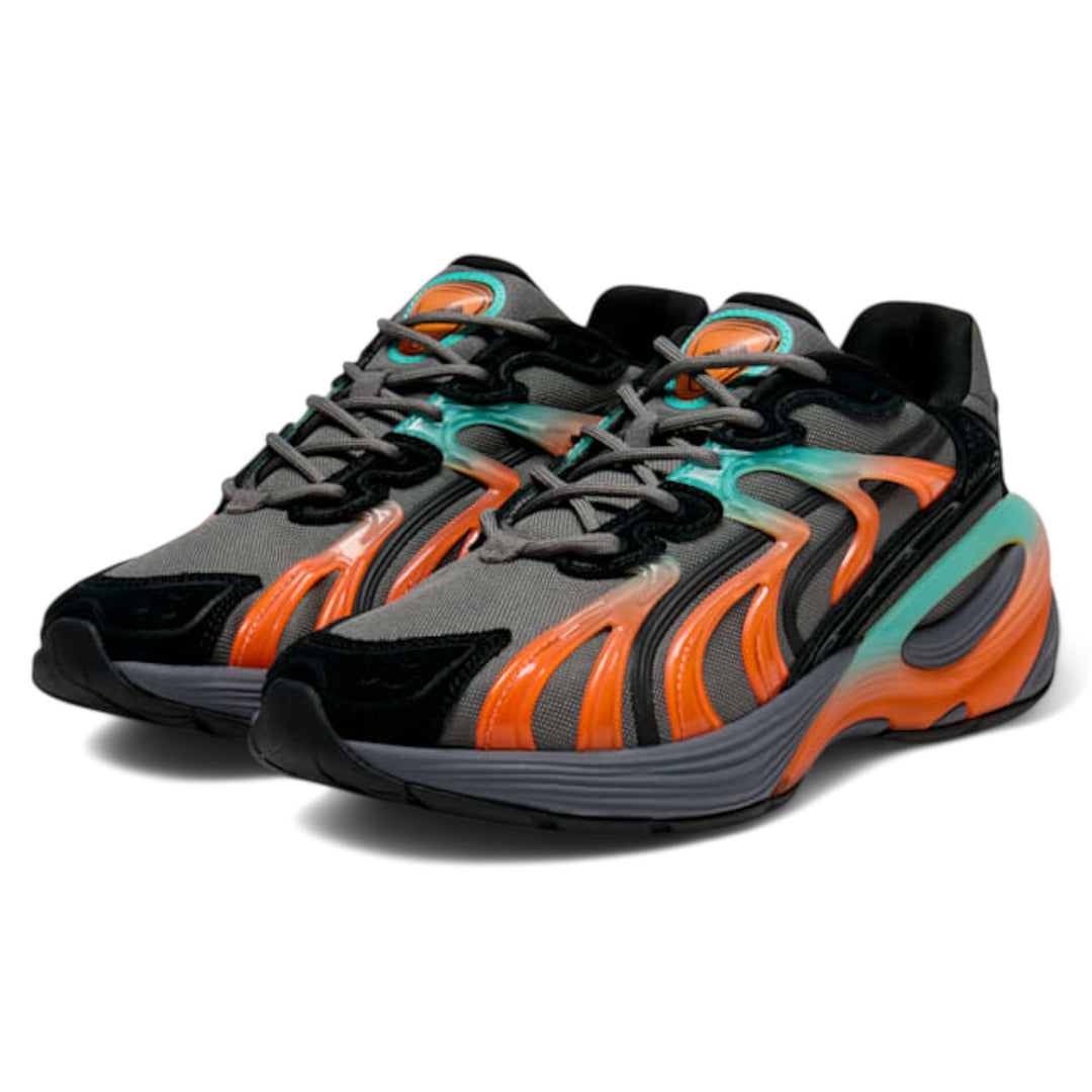 Puma Inverse Fission Black With Teal And Orange