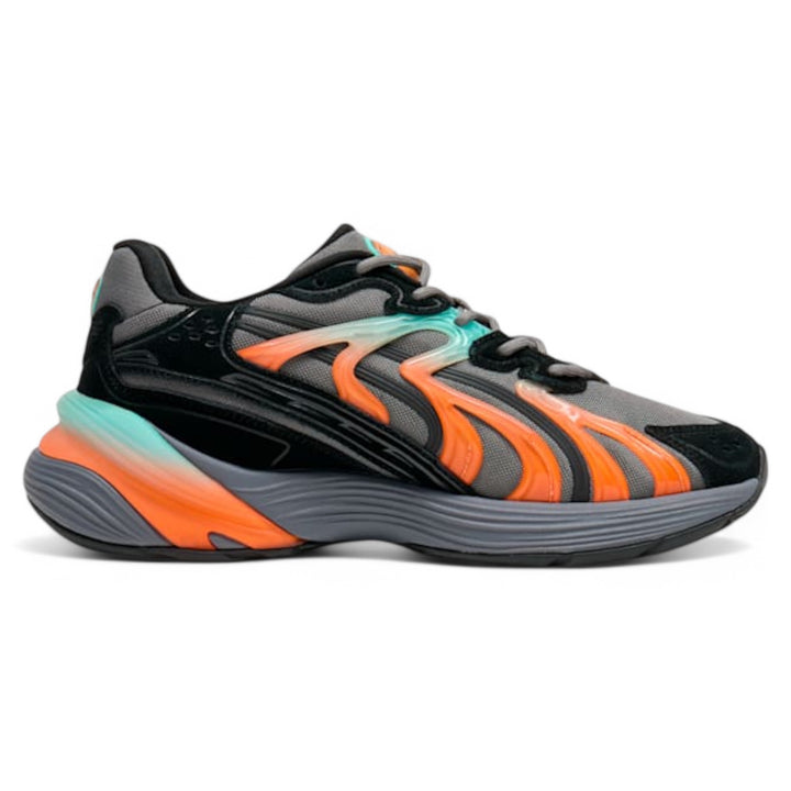Puma Inverse Fission Black With Teal And Orange