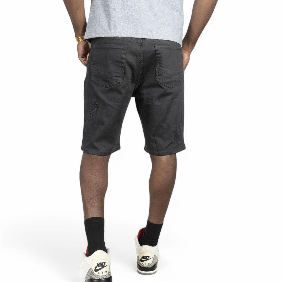 Makobi Amato Denim Short Black BIG & TALL
