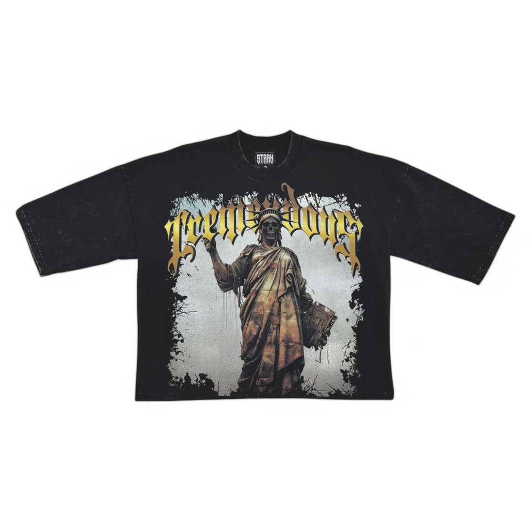 Stray Rotten City Of Dreams 3/4 Sleeve Shirt Black