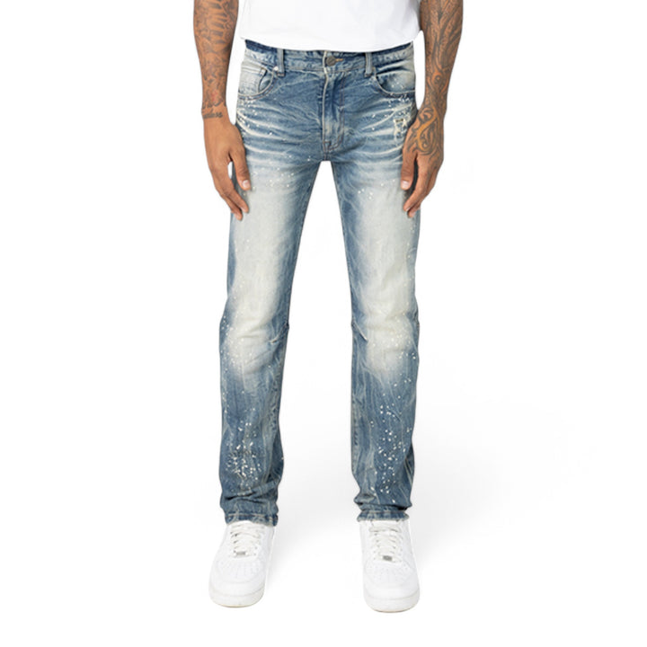 Smoke Rise Clean Look Jeans Blue