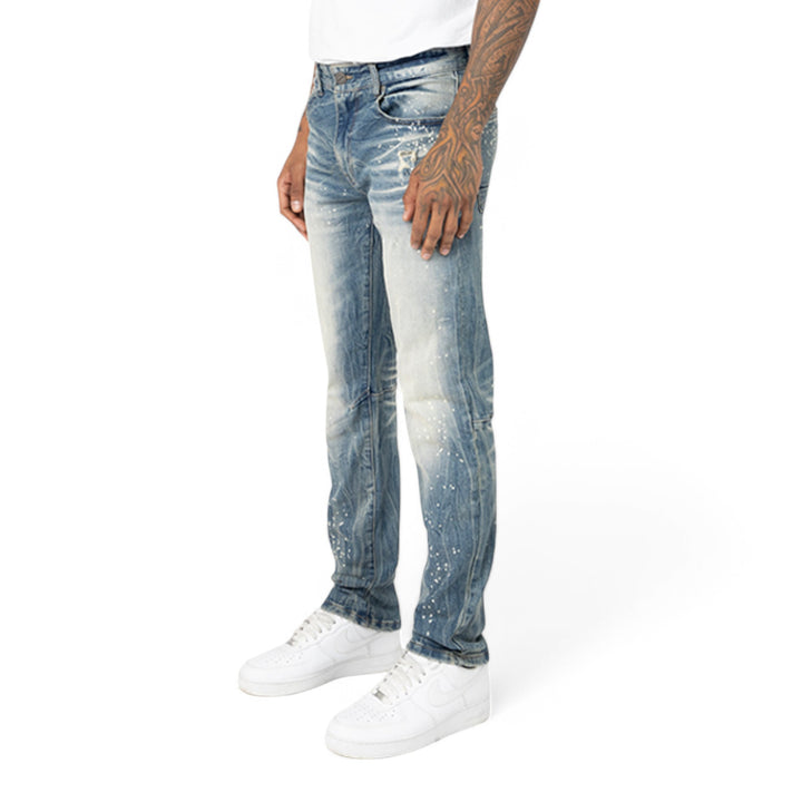 Smoke Rise Clean Look Jeans Blue