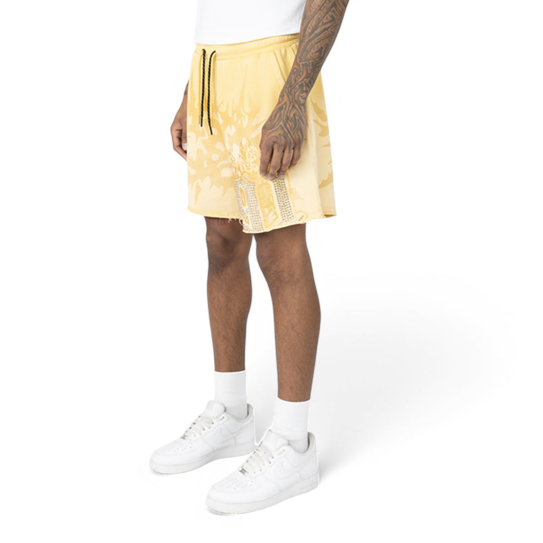 Smoke Rise Printed FT Short Ochre