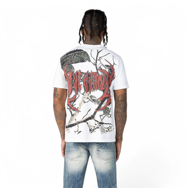 Smoke Rise Love Untamed Tee White