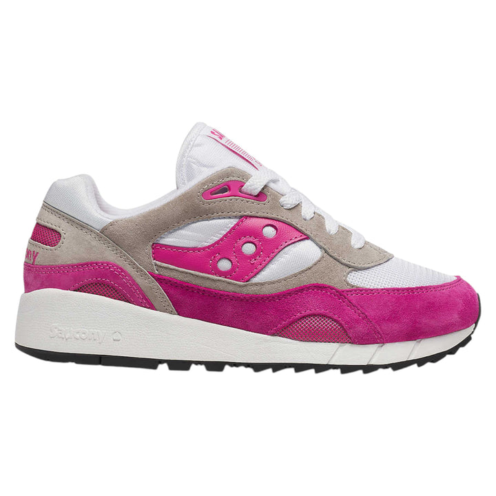 Saucony Shadow 6000 White And Magenta Pink