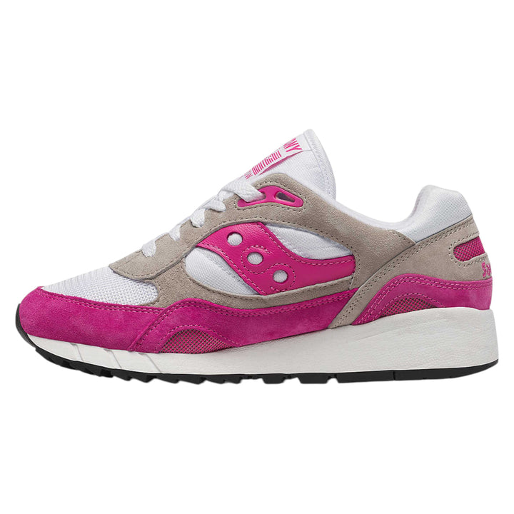 Saucony Shadow 6000 White And Magenta Pink