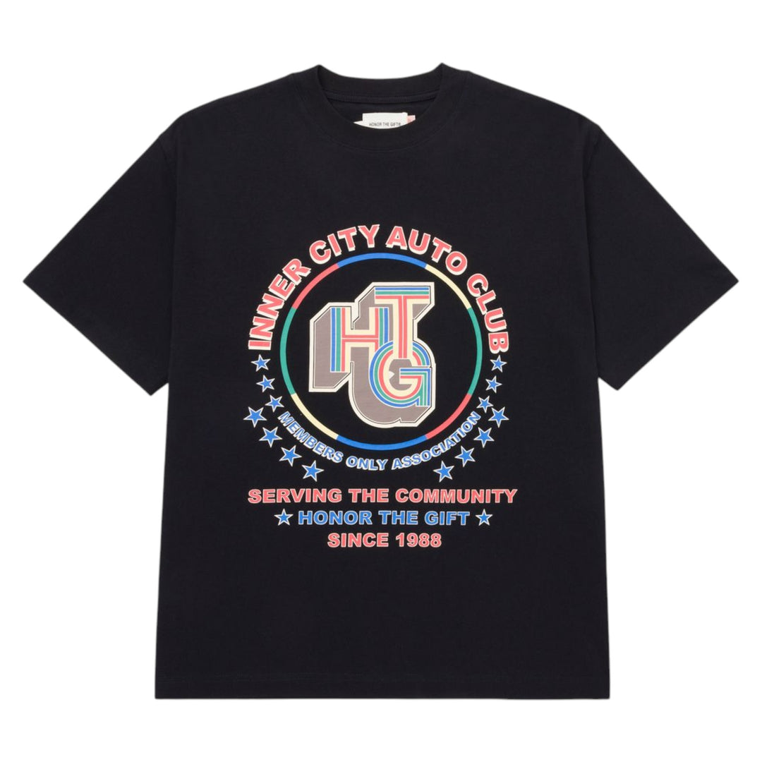 HTG Auto Association Tee Black