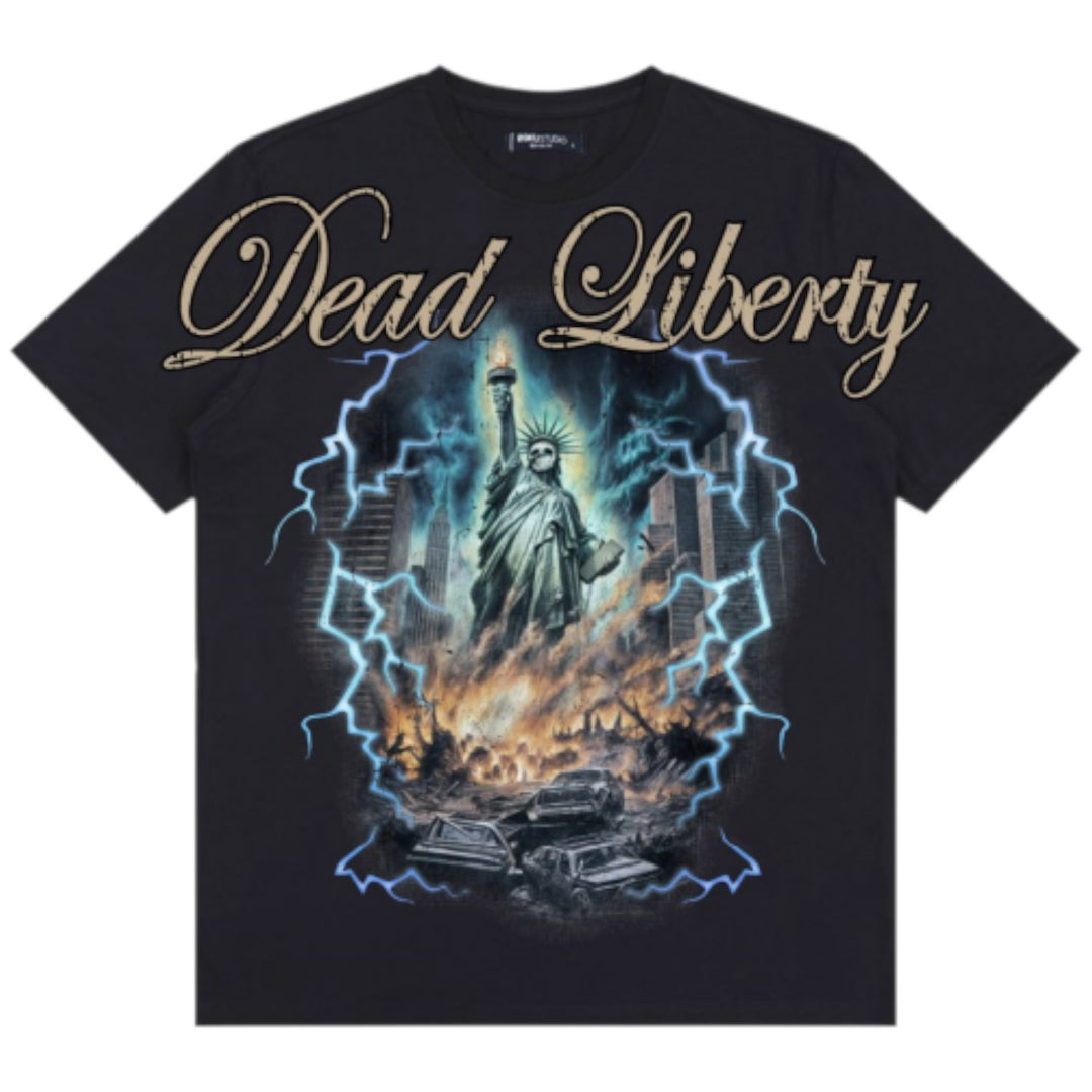 Roku Dead Liberty Tee Black