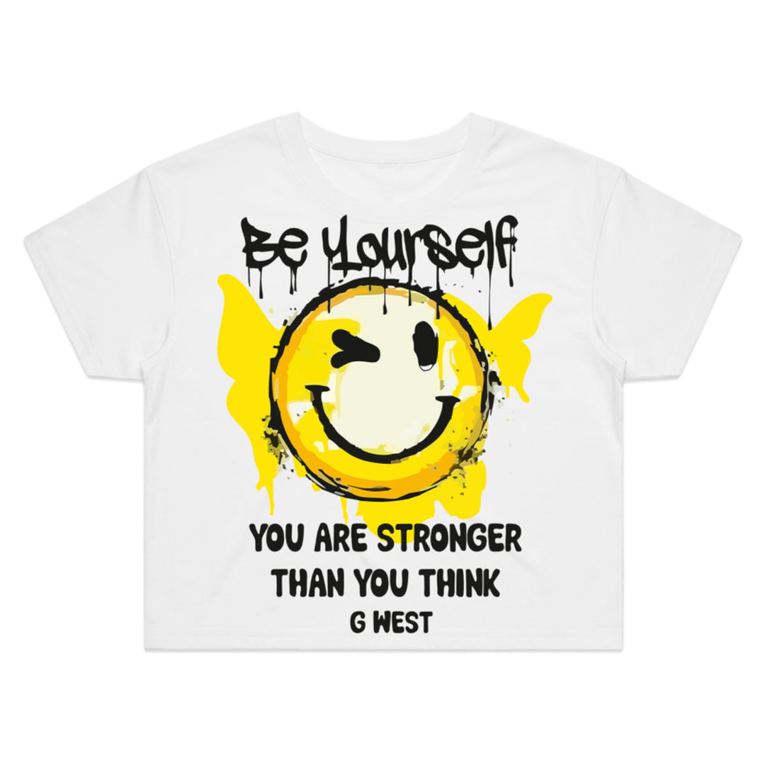 G West Women Be Yourself Crop Tee